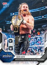 2026 Topps Now WWE #33 Sami