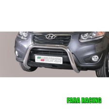 Misutonida EC/SB/273/IX Bull-Bar omologata INOX diam.76 HYUNDAI Santa Fe 10>12