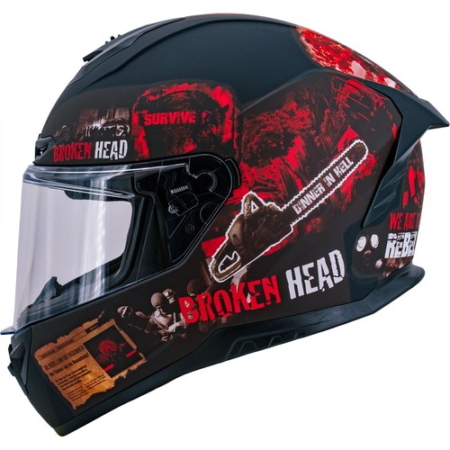 Casco integrale testa rotta - integrale,