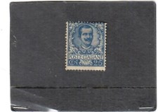 REGNO 1901-AQUILA SABAUDA-IL 25 c. AZZURRO - NUOVO MLH-QUOTAZIONE  SASSONE=550