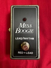 rare vintage Mesa Boogie channel footswitch LEAD/RHYTHM and RED = LEAD