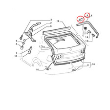 ORIGINAL TAILGATE CLAMP Fiat