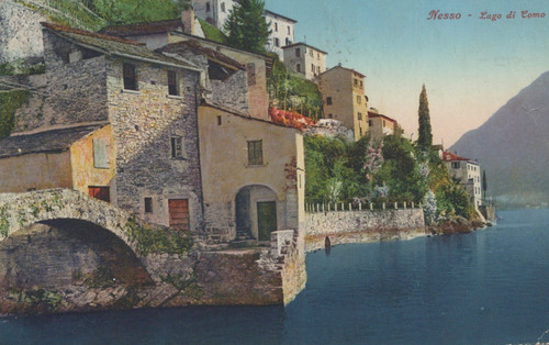 Cartolina nesso como lombardia - nesso,