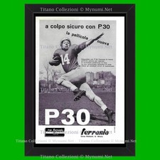 1960 * Pubblicità Originale 'Ferrania - A Colpo Sicuro con P30' in Cornice