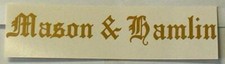 Mason & Hamlin Fallboard Decal