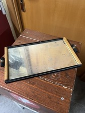 vassoio in legno con specchio