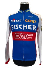 FELPA BICI CICLISMO MAILLOT BIKE SWEATSHIRT BMC FISCHER MITAC CUORE JHF944