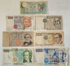 Repubblica italiana lotto di 7