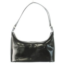 Borsa a mano AQUASCUTUM monospalla in pelle con logo in rilievo nero/CK20...