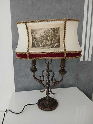 Antica lampada tavolo in - lampada,