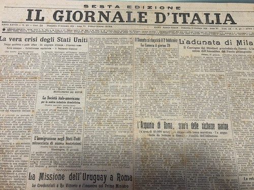 Giornale italia - giornale, d'italia