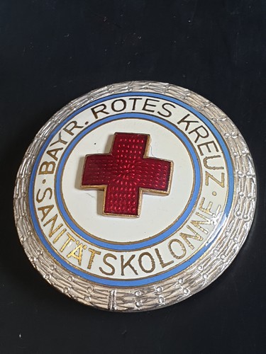 Spilla medaglia croce - , rossa