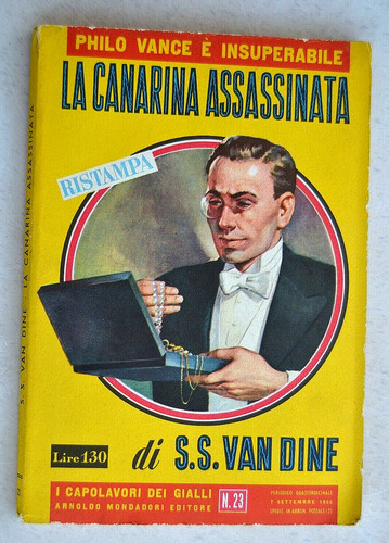 Van dine la canarina - s.s., dine: