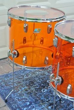 🔥 SPLENDIDO! LUDWIG CLASSIC 18" AMBRA VISTALITE FLOOR TOM per LA TUA BATTERIA L206