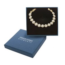 Bracciale Tennis Stile Angel Placcato Oro Swarovski Elements Cristalli Originali