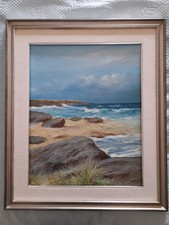 Quadro Marina 40x50 Olio Su