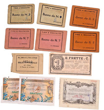 Lotto 11 Biglietti Vintage