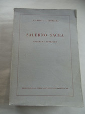 CRISCI E CAMPAGNA-SALERNO SACRA-RICERCHE STORICHE-CURIA ARCIVESCOVILE 1962