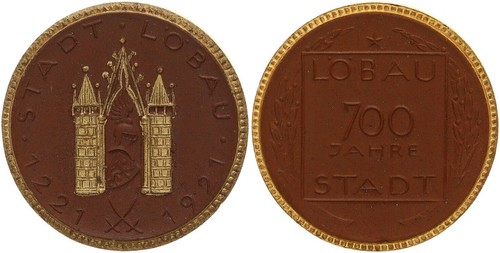 Medaglia porcellana 700 - di,