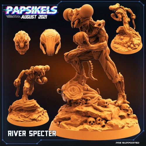 River specter miniature dnd - river,