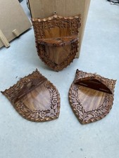 Mensole Legno Intarsiato Porta