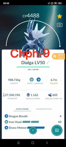 Pokemon dialga lv50 mosse - pokemon, 3