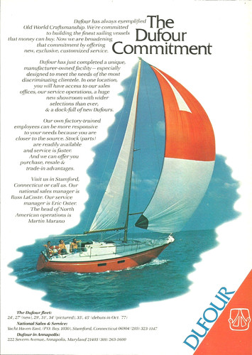 1977 dufour yacht crociera - dufour, 34