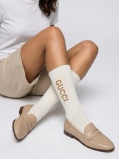 Calze Gucci Logo Bianco Tg L