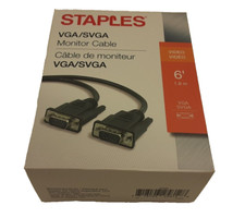 VGA / SVGA Staples Brand 6'