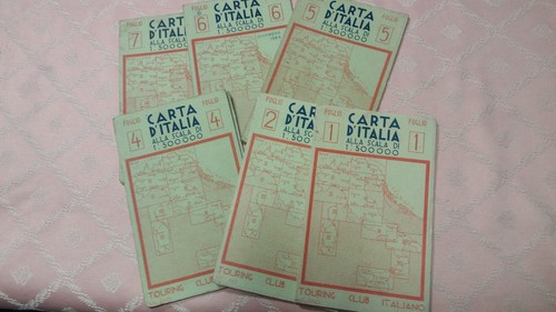 Carte italia del touring - d'italia,