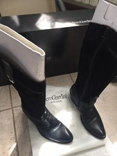 Stivali in pelle e camoscio Nero Giardini misura 36 