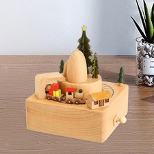 Scatola musicale in legno di