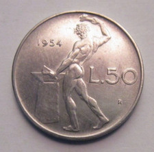 Repubblica italiana lire - repubblica, 50