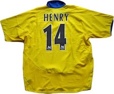 maglia henry Arsenal vintage Nike 2003 2004 Invicibles O2 Small Highbury Premier