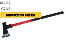 Mazza scure manico fibra - in,