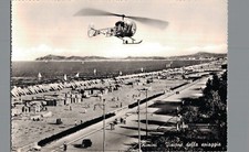 Rimini visione della spiaggia Elicottero in volo F. Grande non spedita 