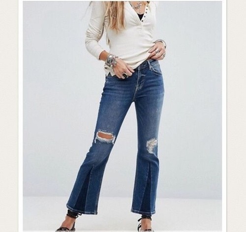 Free people jeans donna - free, blu