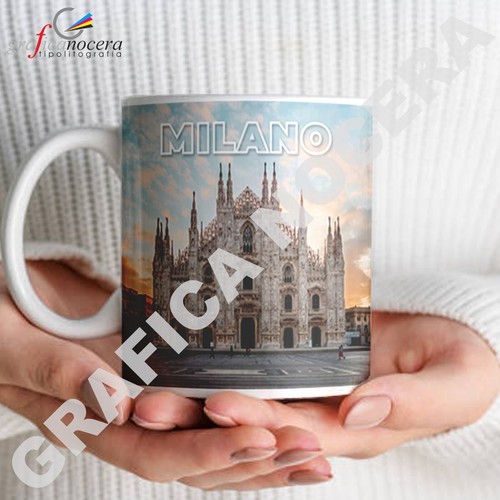Tazza mug milano panorama idea - tazza,