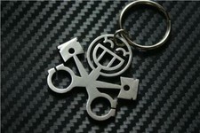 PISTON SMILEY FACE Keyring 