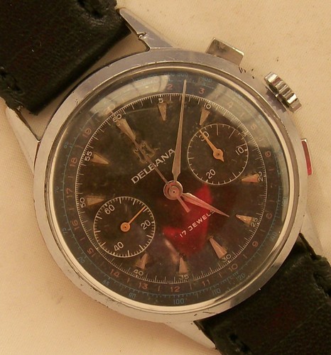 Delbana chronograph wristwatch - delbana,