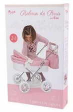 GIOCHERIA ARIAS REBORN DE PARIS  PASSEGGINO PER BAMBOLE CON CAPOTTINA