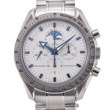 Orologio Uomo Omega Speedmaster Moonphase 3575.20 WG Lunetta Carica Manuale M#143106