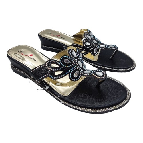 Sandali donna zeppa neri con - sandali,