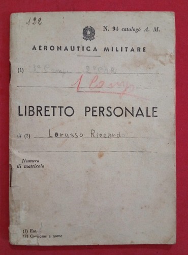 Libretto militare personale - libretto,