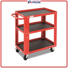 USAG 504 SR CARRELLO MULTIUSO 3 RIPIANI - LAVORO AUTO MOTO UTENSILI OFFICINA