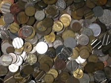 5 POUND LOT OF MISC. TOKENS *