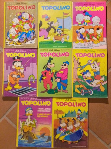 Lotto topolino anni - topolino, 1975