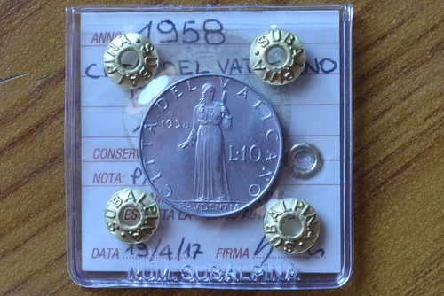 Moneta citta vaticano pio xii - moneta,