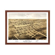 Vecchia mappa di Paxton, IL