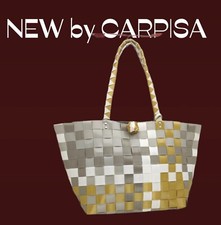 BORSA DONNA INTRECCIO PLASTICA by CARPISA Dim: LAR.60 X 35 X 30 CM.
